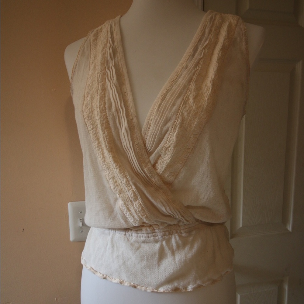 Mango v-neck blouse